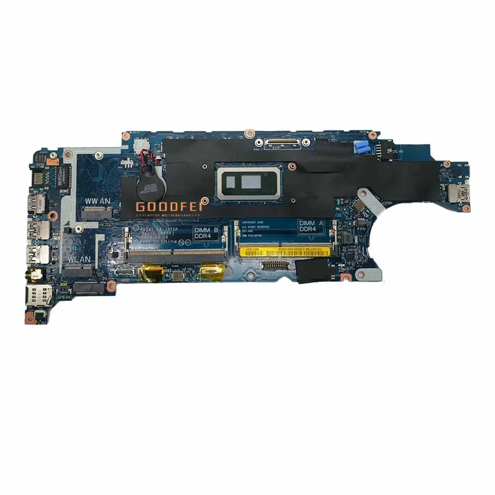 

Материнская плата для ноутбука, материнская плата для ноутбука, процессор I5 I7-10 поколения DDR4 LA-J371P для Dell Latitude 5410 CN-030CV1 033T9K, 100% протестировано, ОК