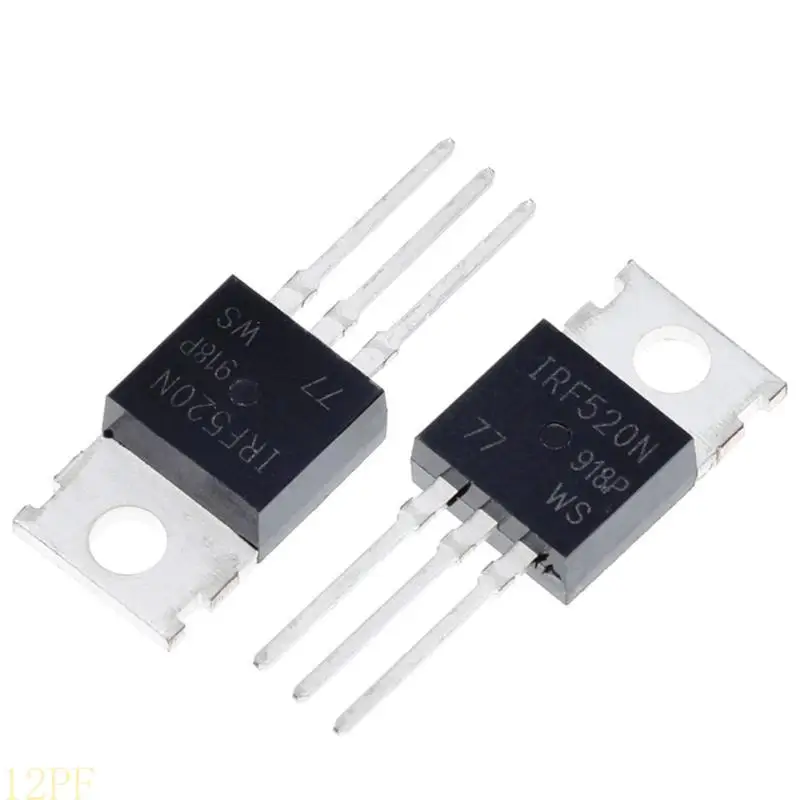 12PF 10Pcs N-Channel Power MOSFET Transistor 33Amp 100V IRF540N MOSFET Transistors for Power Amplifiers TO-220 Transistor