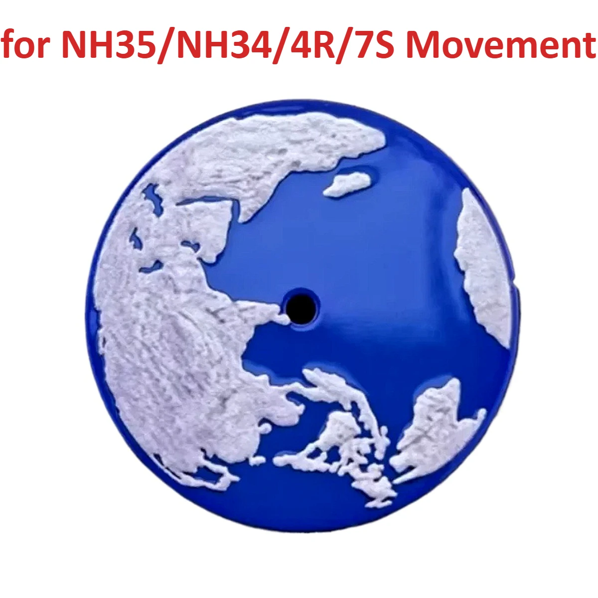 

28.5mm Watch Dial Flame Planet Earth Surface for NH35/NH34/4R/7S Movement No Date Faces Space Earth Watch Dial Replacement Parts