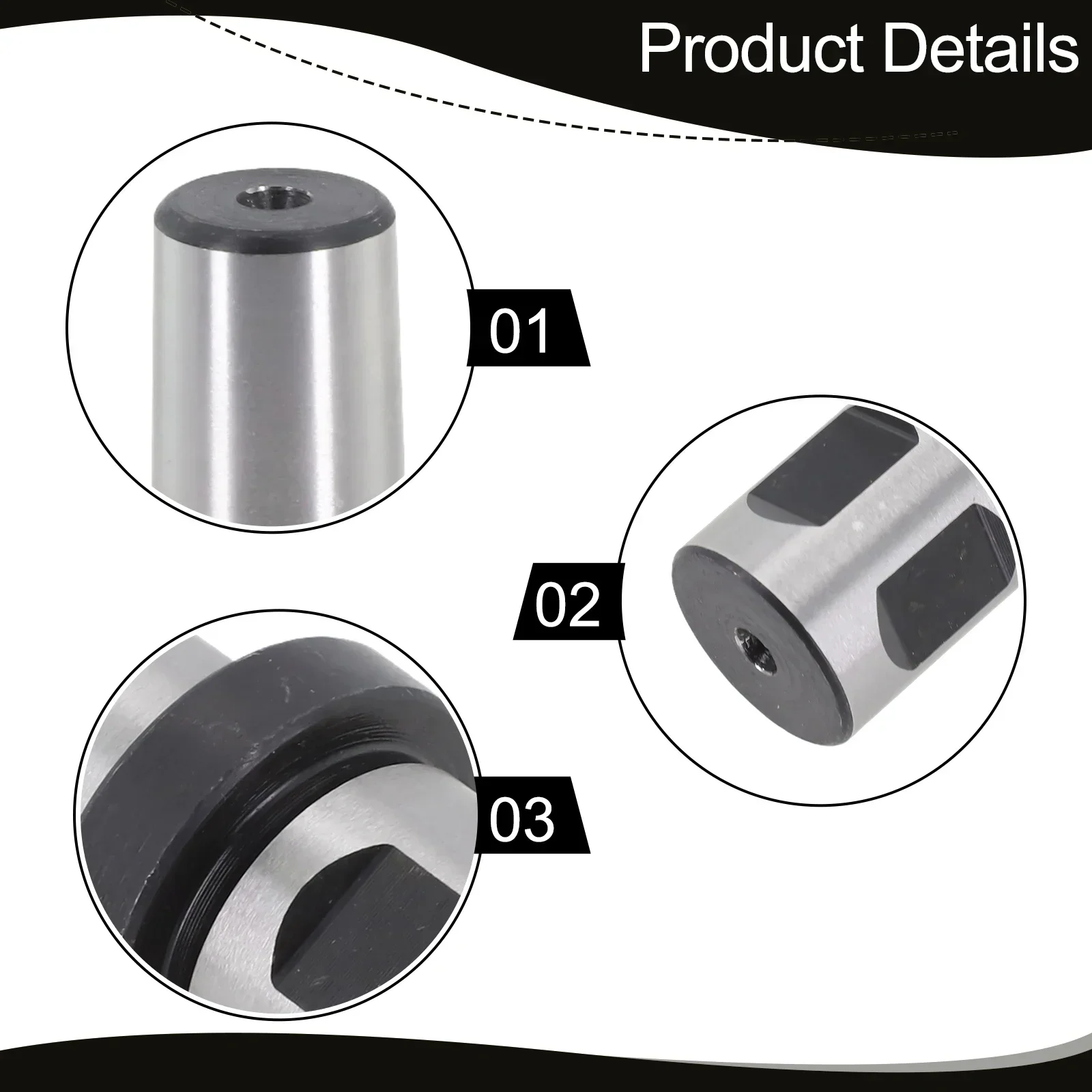 Adaptador de Haste de Broca Magnética 19 mm Polegadas Haste para Weldon Haste Universal para Conexão de Mandril de Broca Magnética de Rosca Cônica B16