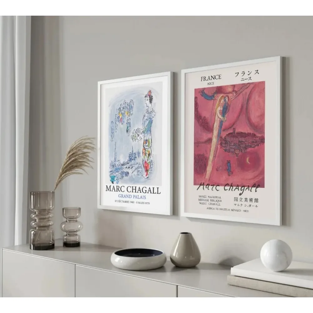 مارك شاجال الفن سلسلة المشارك الطباعة قماش المنزل لغرفة المعيشة وغرفة النوم جدار ديكور حديث #2