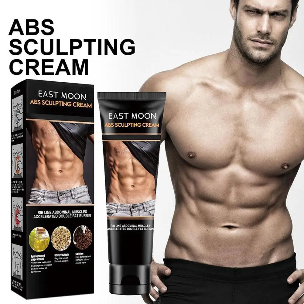 Eight Pack Abdominal Muscles Cream Waist Lines Body Sculpting Cream Fitness Belly Burning Muscle Fat Remove Weight Loss