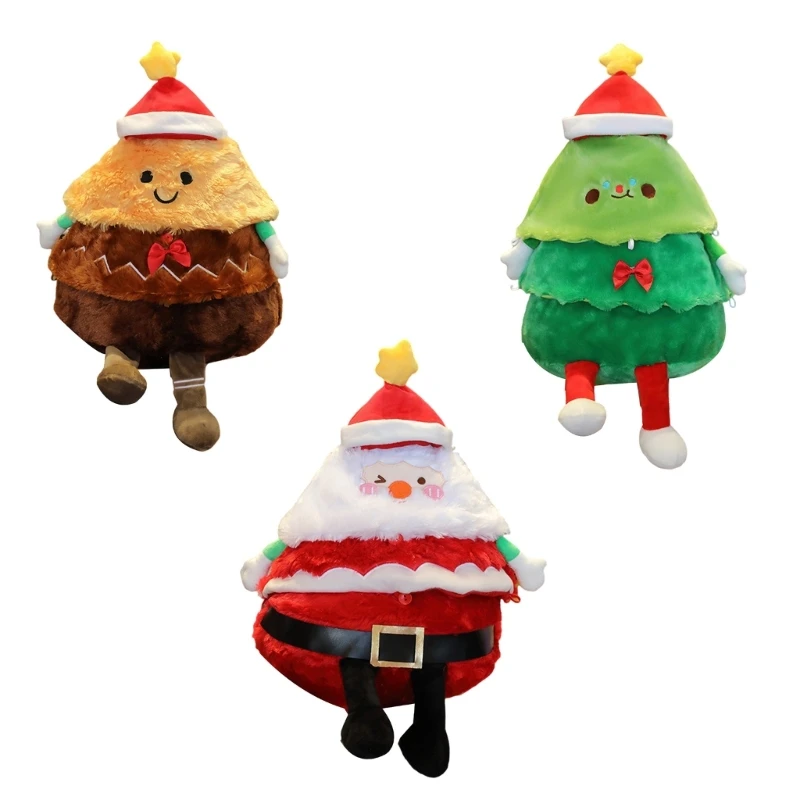 Snuggly Christmas Plush Toy for Bedroom Living Room Office Supplies Decoration