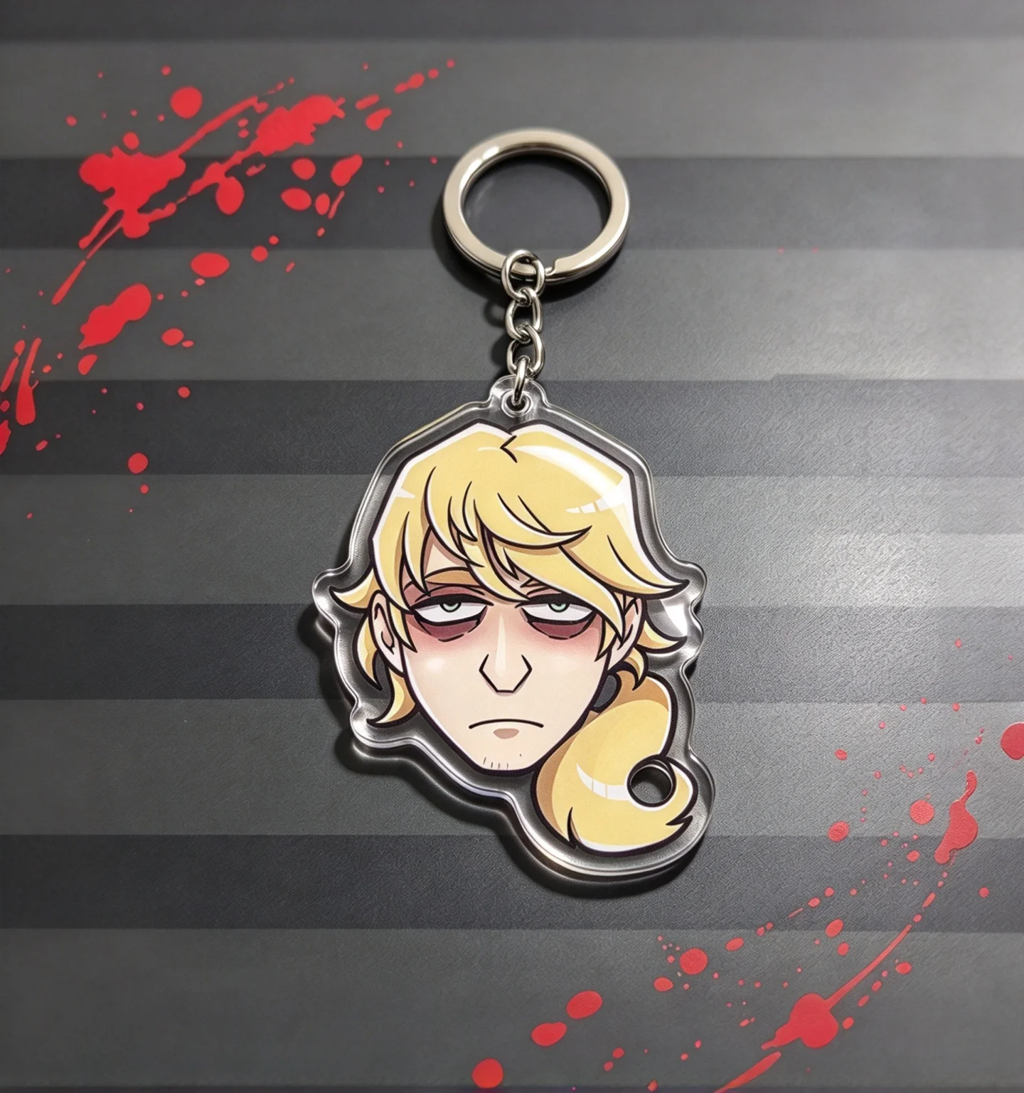 Dead BoyFriend BTD Acrylic Keychain Strade Ren Lawrence Double Sided Clear Acrylic Charm Horror Game Bag Keyring Fans Gift