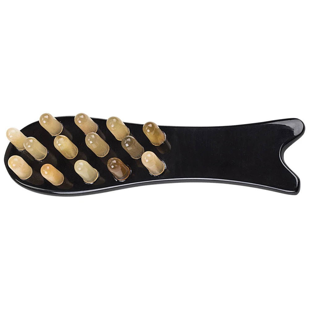 

Natural Horn Massage Comb Promotes Circulation Prevents Hair Loss Scalp Smoothing Size Multifunctional Tool