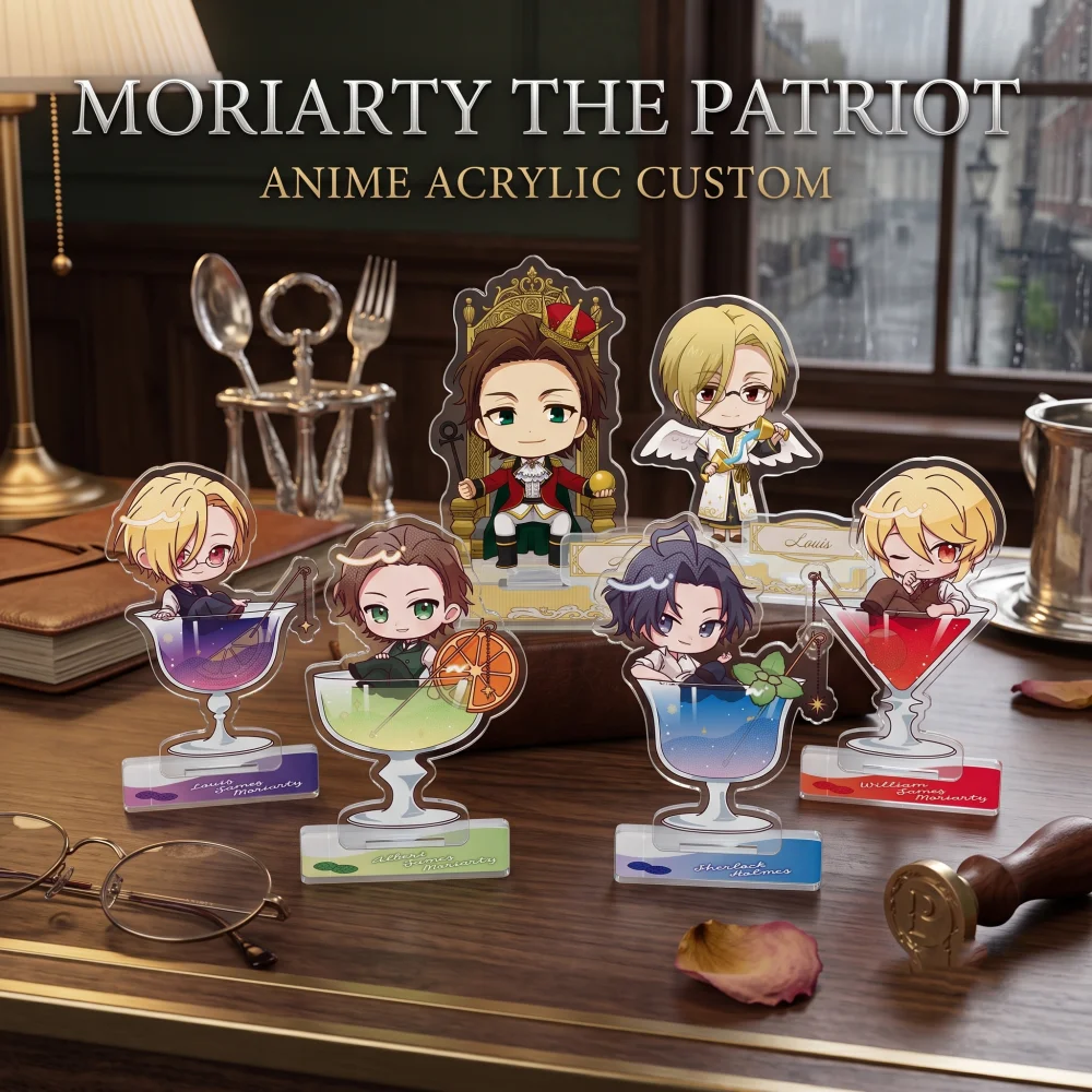 Moriarty The Patriot Acrylic Stand Keychain 2026 New William Louis Albert Sherlock Q Version Cute Character Merch Custom