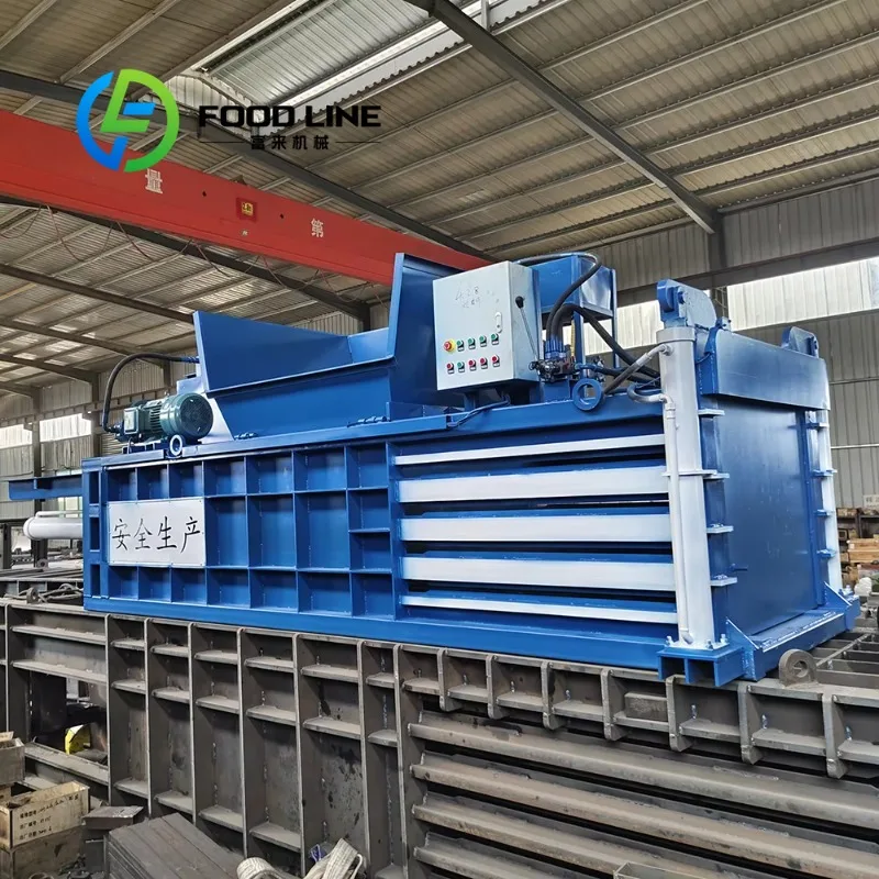 Horizontal Hydraulic Baler High Efficiency Waste Baling Equipment For Waste Paper Recyclable Materials Compression Treatment