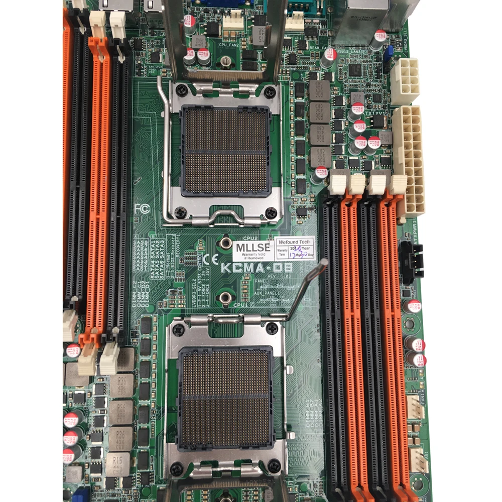 Original Server Motherboard KCMA-D8 Socket C32  With 4200 Series CPU Test Before Shipment