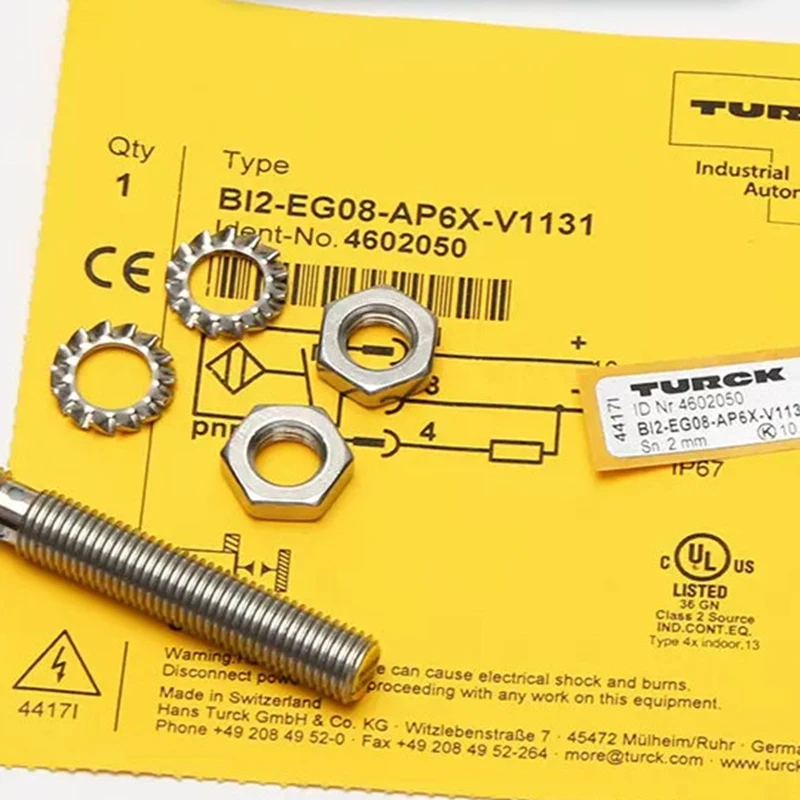 Imported 4602050 Turck inductive proximity switch sensor BI2-EG08-AP6X-V1131 in stock