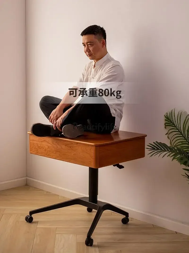 

yj5 z.FG28 * Съемный туалетный столик в японском стиле, небольшой подъемный туалетный столик из цельного дерева для спальни