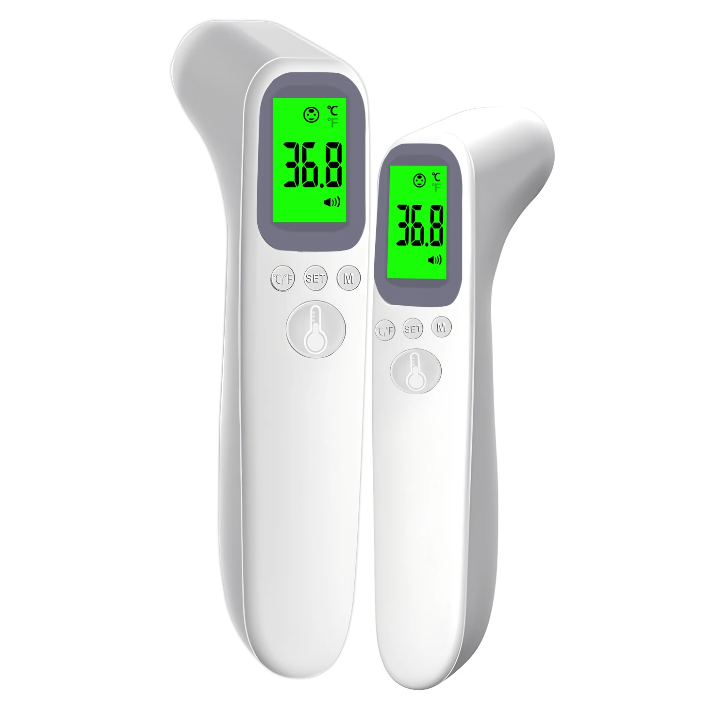 Portable infrared digital thermometer, frontal non-contact thermometer, medical home thermometer for measuring infant/adult body