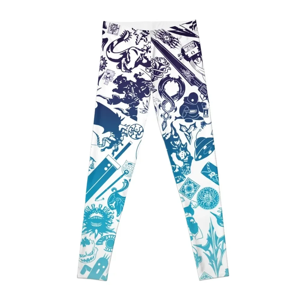 

Moogle-verse (blue) Leggings gym's clothing push up tights for Womens Leggings