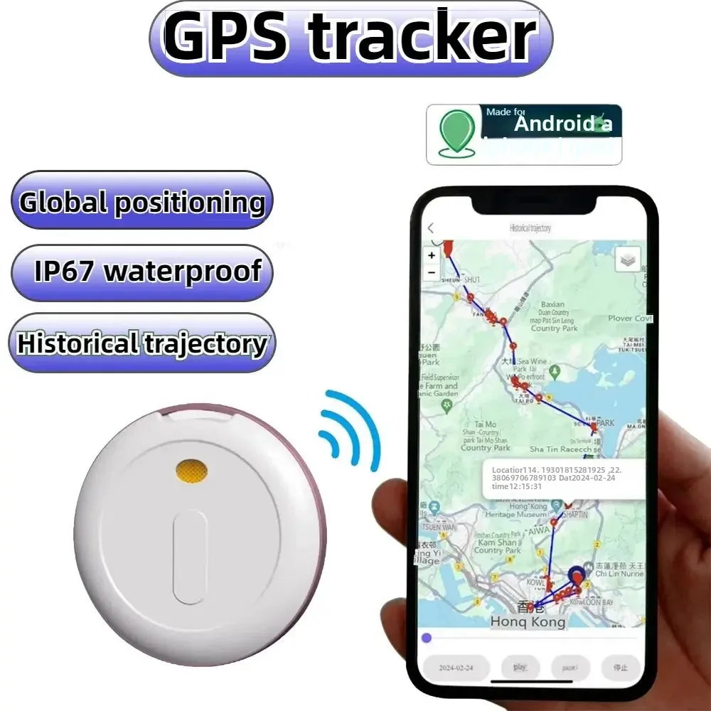 

GPS Tracker for Dogs & Cats Waterproof Pet Real-Time Location Outdoor Pets for android iphone working FI tag