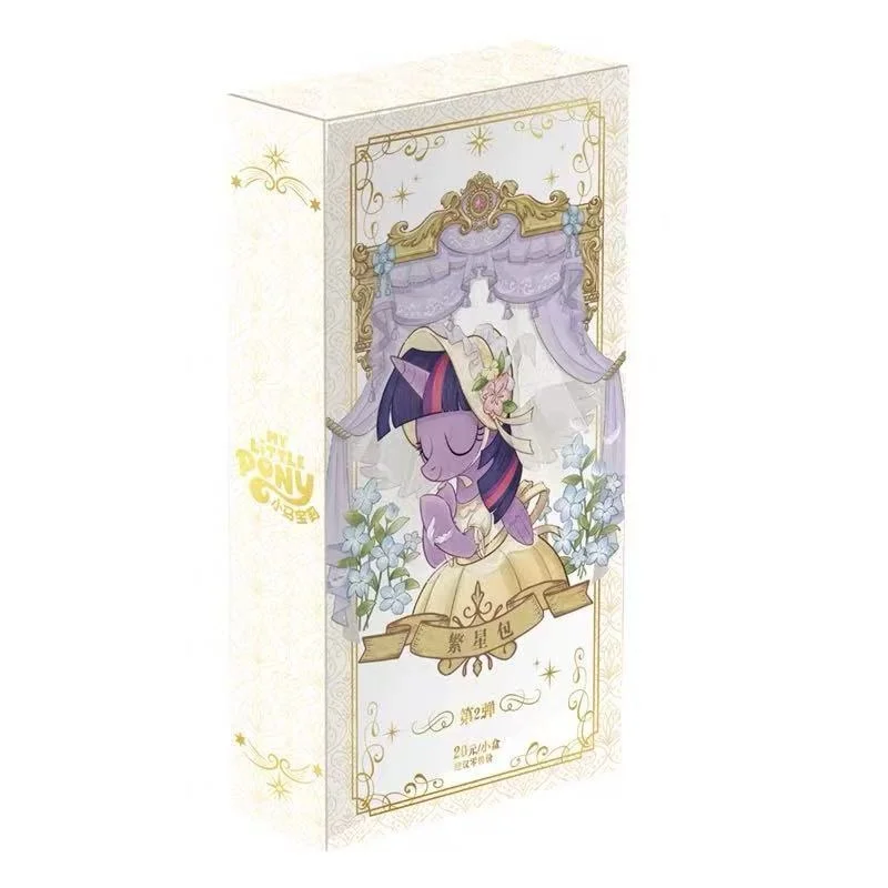KAYOU Echte Nieuwe My Little Pony Vriendschap Eeuwige Ster Tas 2 Ritme Maan AR Vergulde Decoratie OF Collectie Kaart Cadeau