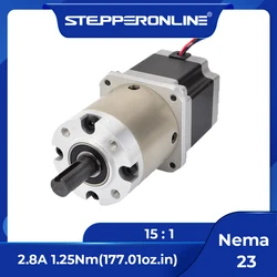 Nema 23 Stepper Motor Gear Ratio 15:1 Planetary Gearbox 57 Motor Extruder 2.8A L=56mm Nema23 Stepping Motor