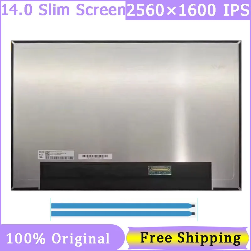 

14 Inch Laptop LCD Screen NE140QDM NX7 NE140QDM-NX7 V18.0 2560*1600 165HZ 40 Pin Matrix Panel Replacement Display