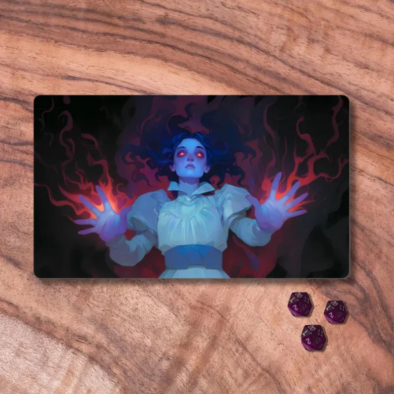 VIKAMA Magic: The Gathering Playmat, Phantom Theme Trading Card Game Playmat, Unofficial Magic: The Gathering Playmat