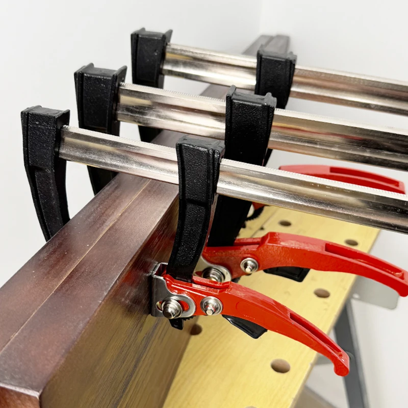 1Pc F-Style Bar Clamp for Woodworking, Quick Release Gear Clamp Parallel Clamp Steel Clamp Woodworker Tools Metalworking DIY