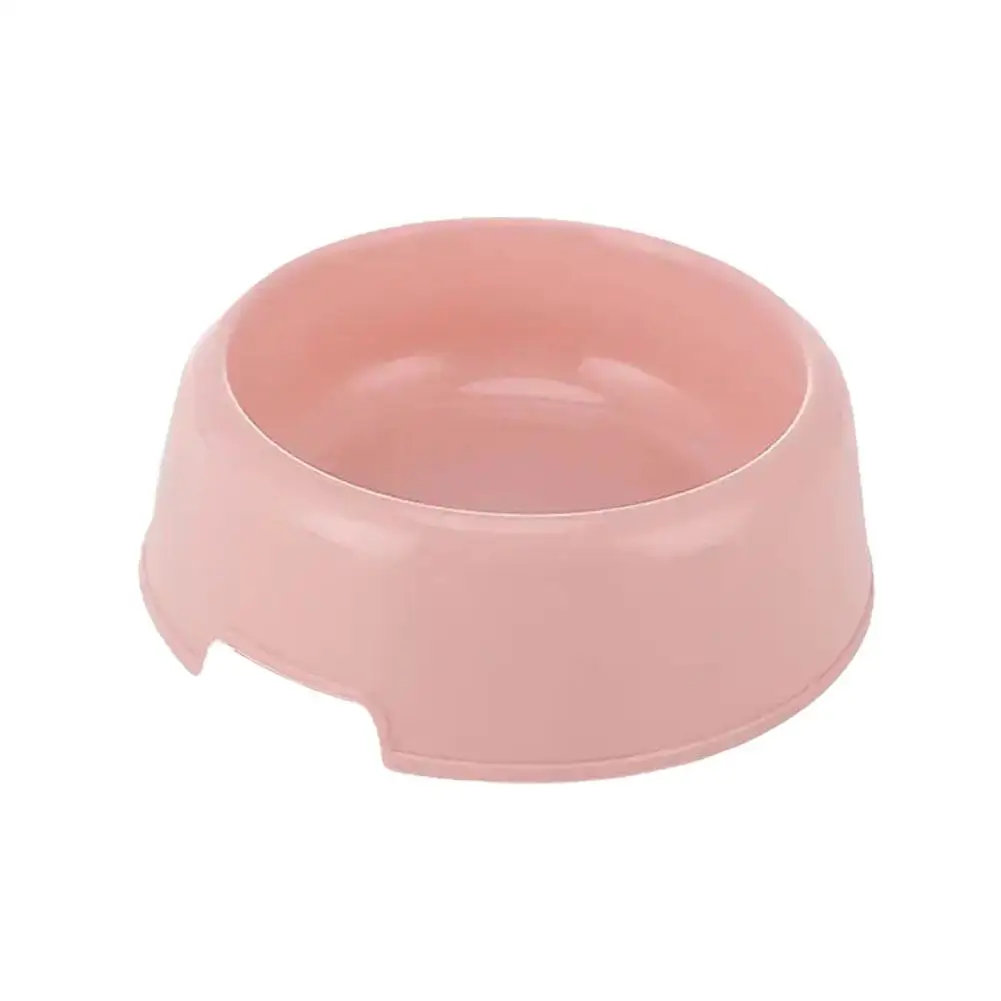 1pcs Cute multi-function candy colored plastic dog feeder supplies feeding bowl puppy water bowl pet cat feeding U4H7