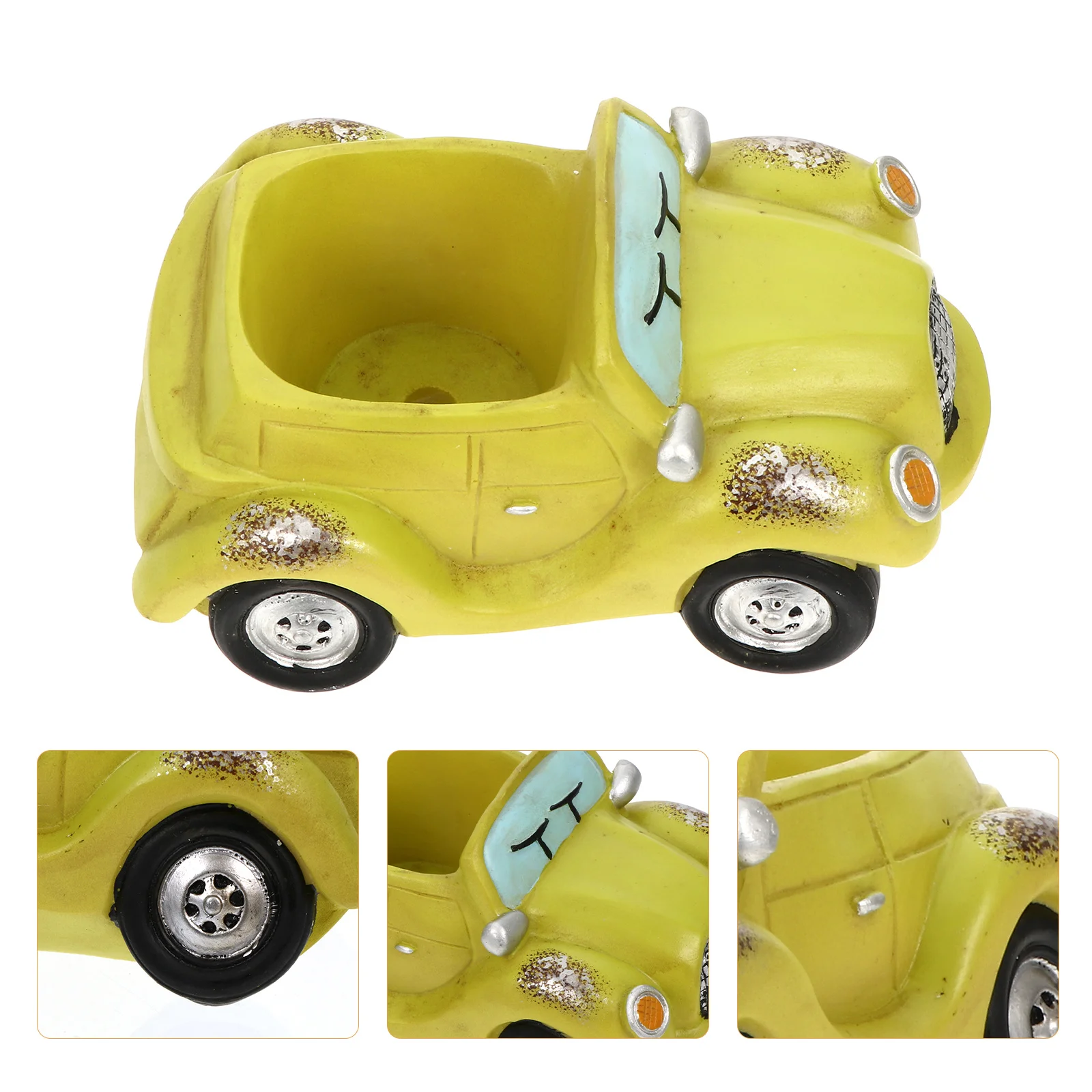 

1Pcs Retro Car Flowerpot Creative Decorative Succulent Pot for Home Garden Balcony Adornment Flower Pot Car-Shaped Flowerpot