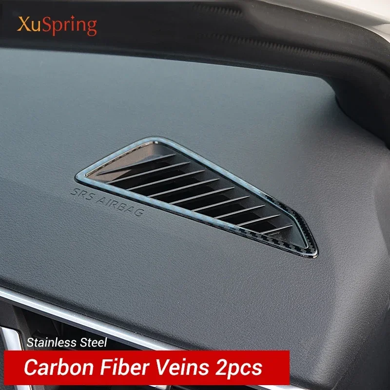 Car A Pillar Air Outlet Bezel Trim Ring Frame Stickers Inner Garnish For Toyota Corolla 2019-2022 2023 2024 E210 12TH LHD