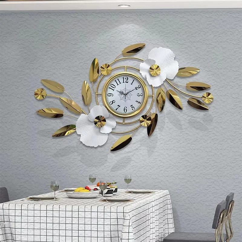 Silent Non Ticking Wall Clock Unusualhands Premium Vintage Luxury Wall Clock Aesthetic Retro Relojes De Pared Home Decor Items