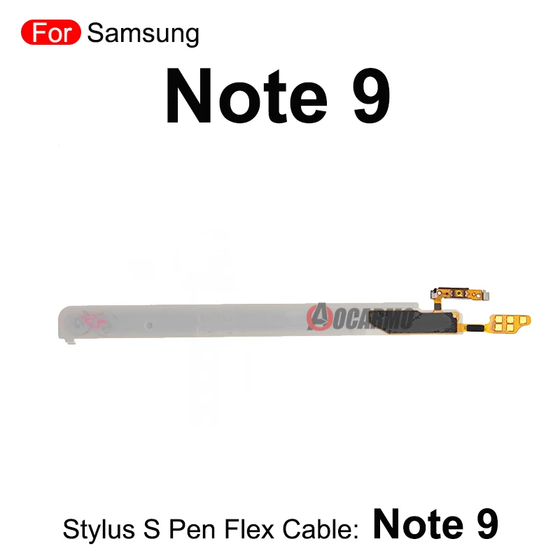 Bobina de inducción inalámbrica con cable flexible Touch Stylus S Pen con placa de plástico para Samsung Galaxy Note 20 9 10 Plus S24Ultra S23U S22U