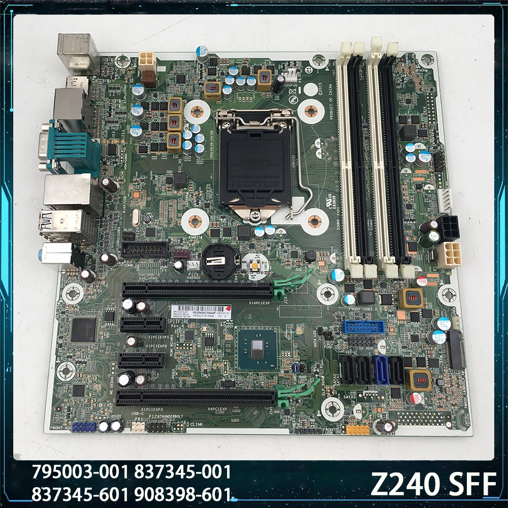 

For HP Z240 SFF 795003-001 837345-001 837345-601 908398-601 LGA1151 DDR4 Workstation Motherboard