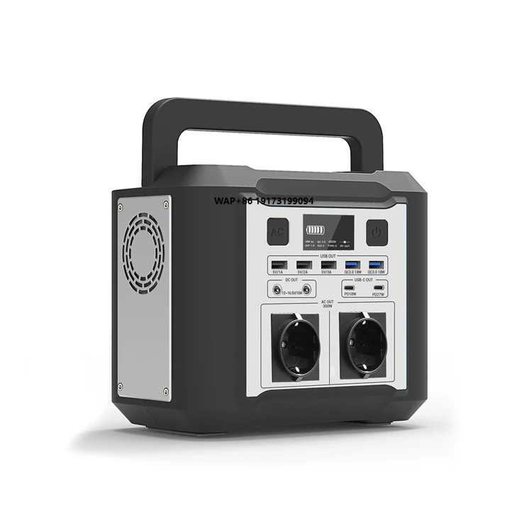 

T300 Hot Selling Solar Camping 220V 110V 300W Portable Power Station With Panels