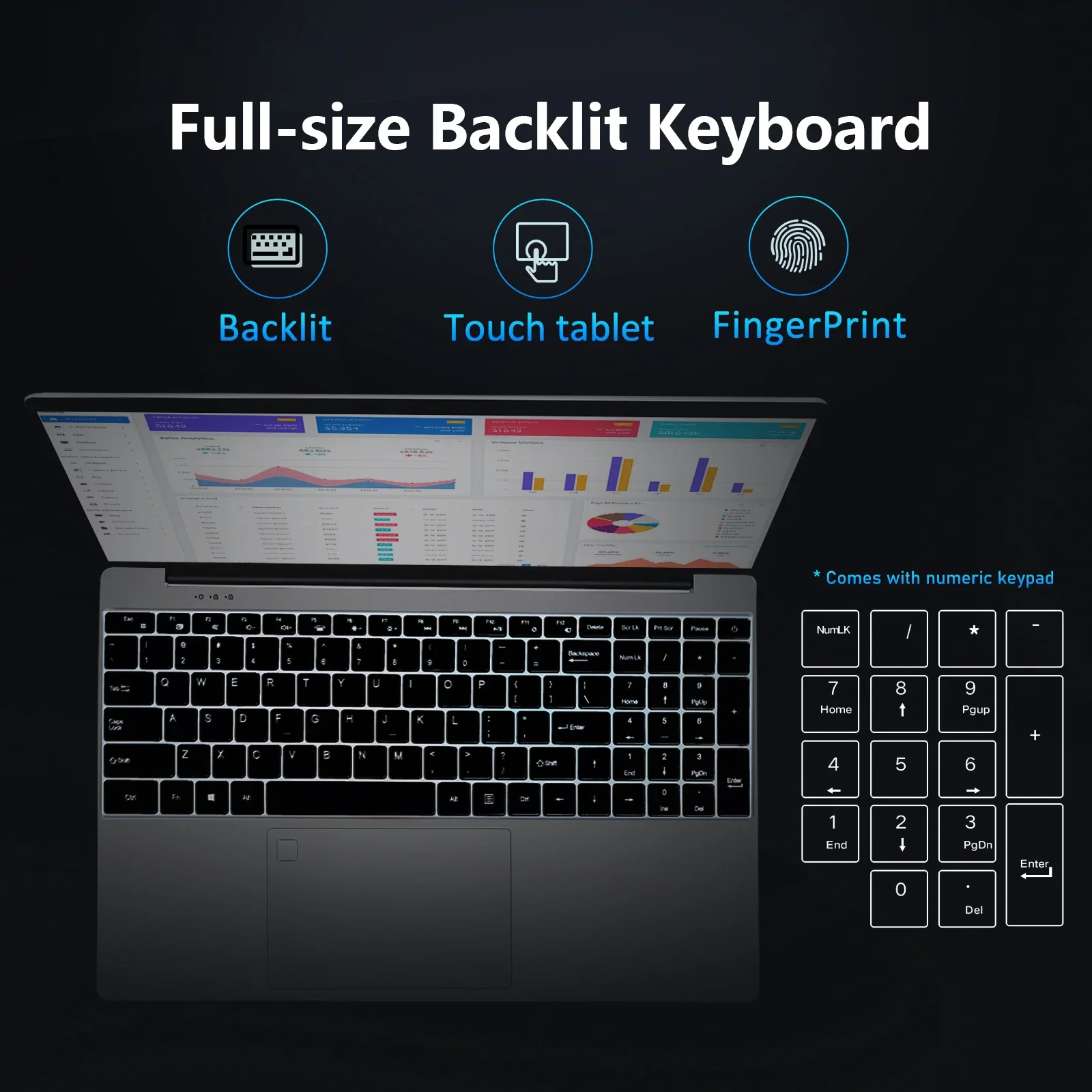 VGKE OEM tela lcd dobrável de alta qualidade 128G 512G 16gb laptop de 15 polegadas