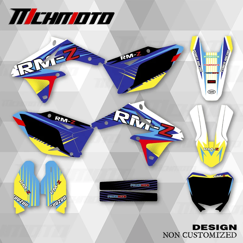 

MCHMFG для SUZUKI RMZ450 2008 2009 2010 2011 2012 2013 2014 2015 2016 2017 новый стиль графические наклейки наборы наклеек