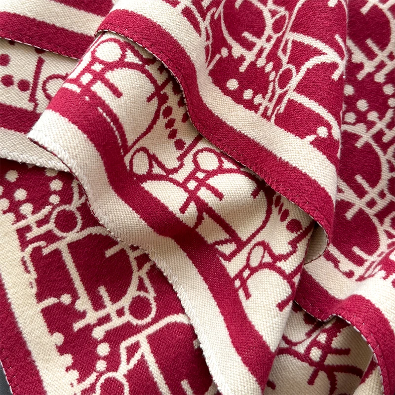 جديد إلكتروني تصميم شتاء دافئ الكشمير الأوشحة الجاكار عالية الجودة المرأة رشاقته التفاف شال السيدات الصوف الباشمينا وشاح #6