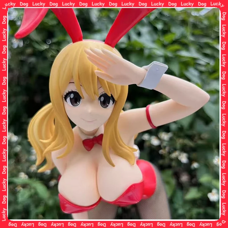 

41 см FAIRY TAIL B-STYLE Lucy Heartfilia Bunny ver фигурка девушки жесткая игра из ПВХ статуя аниме модель экшн-кукла для взрослых игрушки подарки