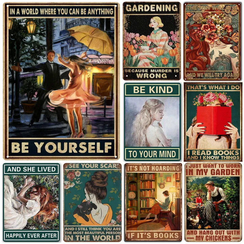 В мире, где вы можете быть своими руками, металлические жестяные знаки, Настенный декор для сада, дома, бара, кафе, клубов, ретро плакаты, налет