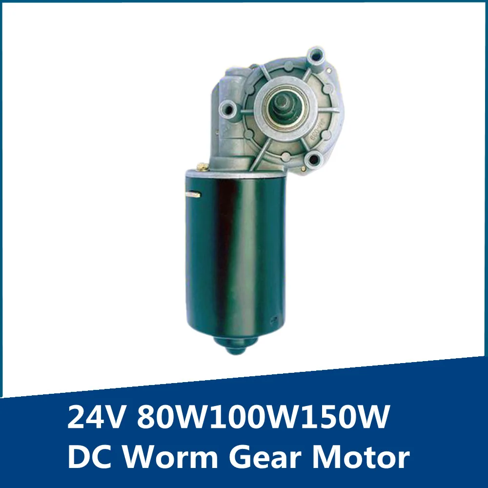 Worm Gear Motor Controle de Velocidade Motor Alto Torque Baixa Velocidade Alta Potência Motor Dianteiro e Reverso 12v 24v 150w dc