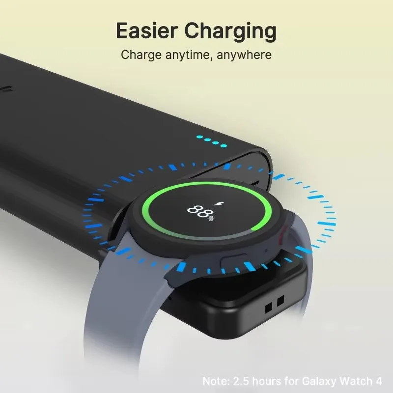 Magnetic Wireless Portable Watch USB Type C Fast Charger for Samsung Galaxy Watch 7/6 Classic 5/4 4 Pro 3/Active Fast Charging