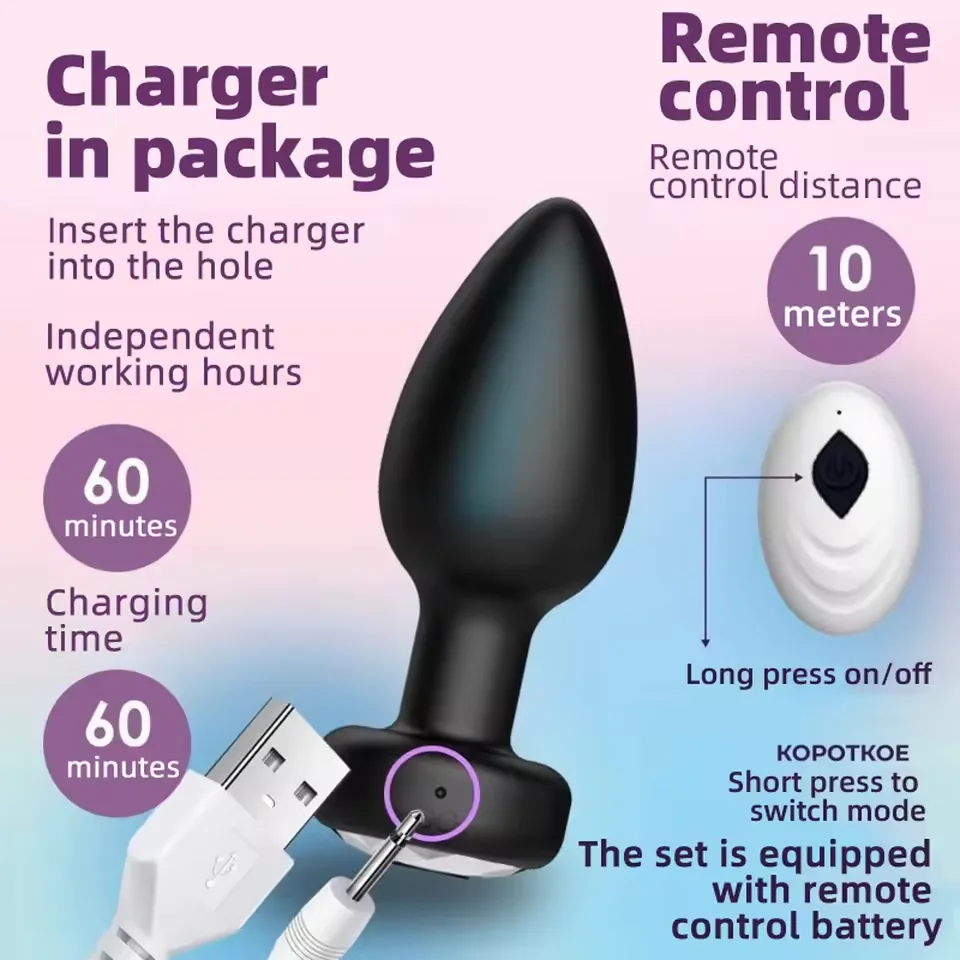 Stimolatore prostatico wireless con app per massaggio anale_voghion.com