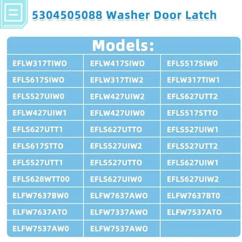 1Pack 5304505088 Washer Door Strike Replacement For Washer Door Latch 4452319 AP6031188 PS11766033 Accessories