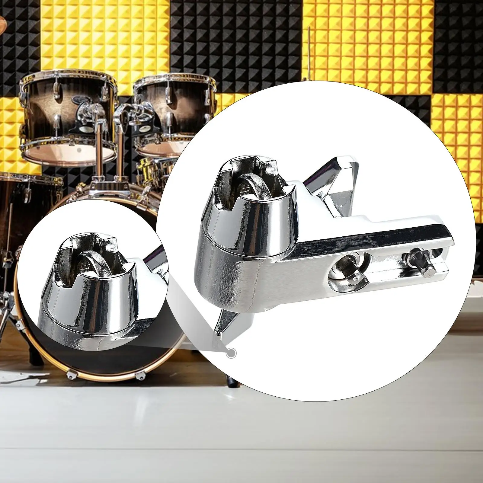 

Монтажный зажим для барабанной установки Регулируемый металлический удлинитель для ударных инструментов для малых барабанов и подставки для тарелок