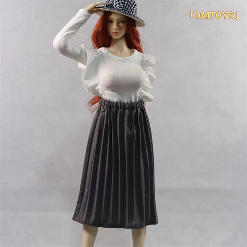 

DMTOYS DF082 1/6 Female Soldier Clothes Tops Skirts Model Toy Fit 12'' Action Figure Body In Stock