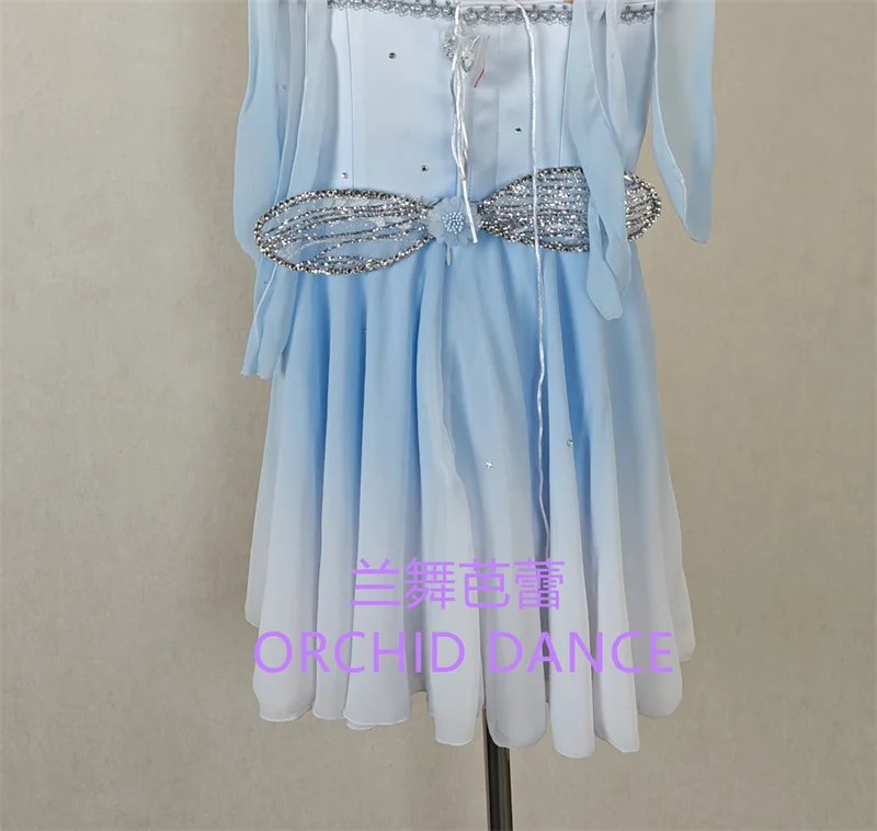 BT01650 Professional Custom Size Custom Color Kids Girls Adult The Talisman Performance Wear  Blue Ballet Lyrical Cupid Dress