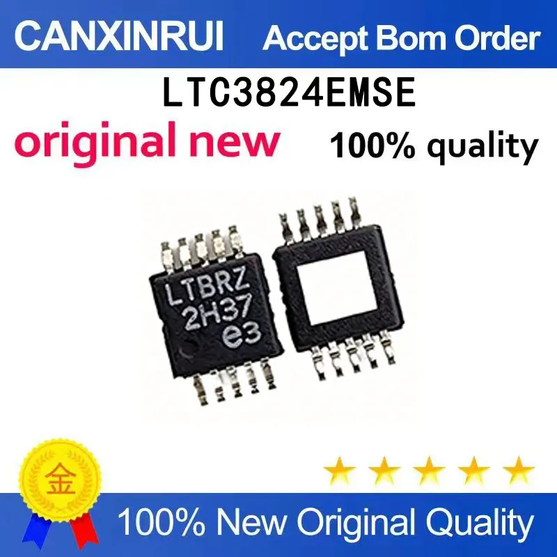 

(5-100 pieces)New LTC3824EMSE LTC3824 silk screen LTBRZ MSOP-10 controller chip IC