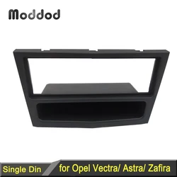 Single Din Radio Fascia Frame Fit for OPEL Astra H Antara Corsa D Zafira B DAEWOO Winstorm Android Player Panel Adapter Cover
