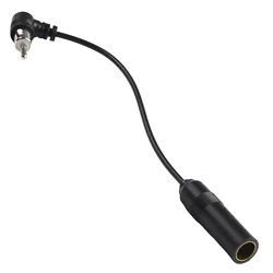 Car Stereo Audio Radio Antenna Adapter Vehicle AM/FM Radio Aerial Extension Car General Elbow Antenna Male To Female Plug Cable
