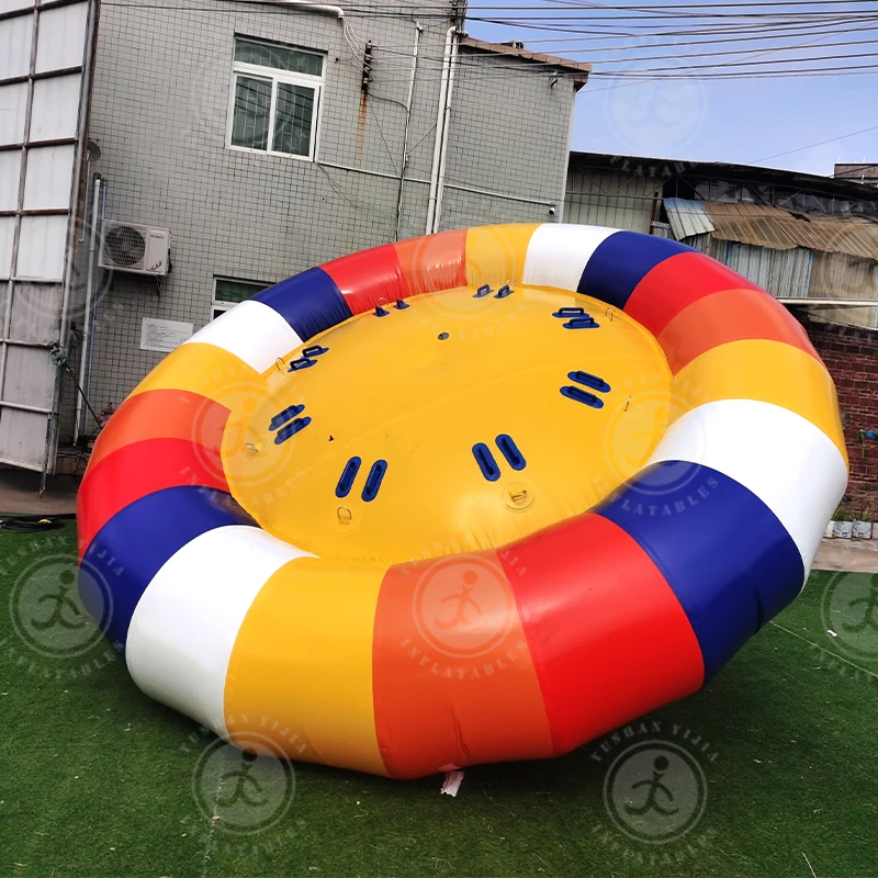 Multicolor Crazy UFO Inflatable Flying Inflatable Disco Boat With Best Price For Water Sports