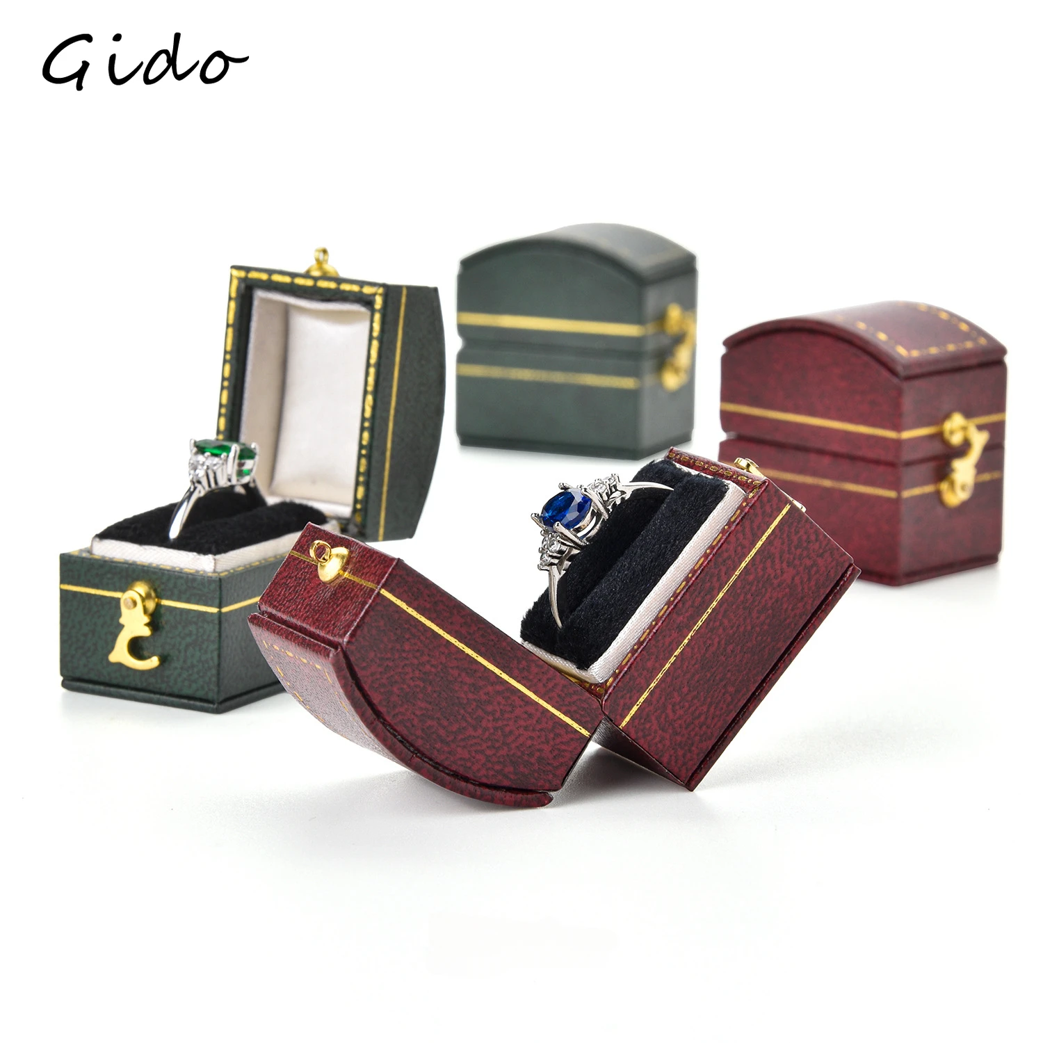 Vintage European Jewelry Box Mini Convenient Jewelry Box Ring Box Spot Organizador De Joyas