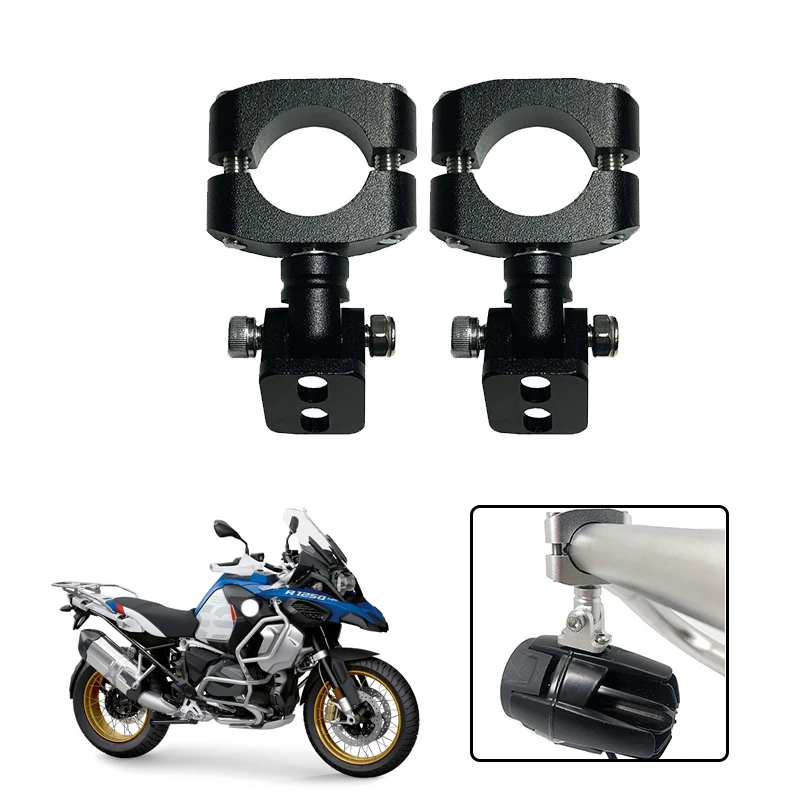 R1200GS R1250GS Fog Lights Brackets LED Lights Bracket Auxiliary Lights For BMW R 1200 GS LC ADV R 1250 GS Adventure 2014-2024