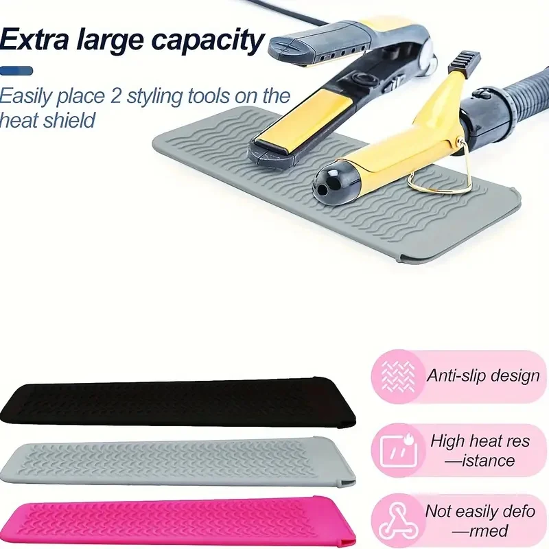 Multifunctional Silicone Heat Resistant Pad for Hair Styling