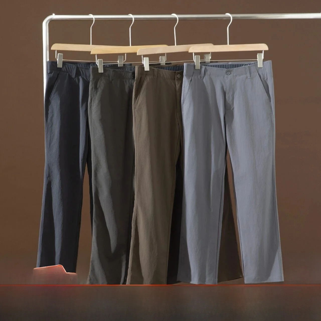 

Высококачественные уличные 3D индивидуальные мужские дышащие легкие повседневные брюки Spor с прямыми штанинами Busin Sle со средней талией