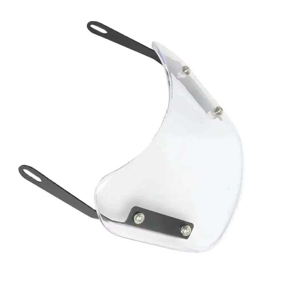 

Motorcycle Universal Round Headlight Windshield Wind Deflector Windscreen Guard Parts For Harley Honda Yamaha Kawasaki Suzuki